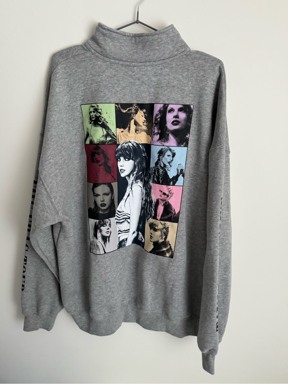 Taylor Swift The Eras Tour Grey Quarter-Zip